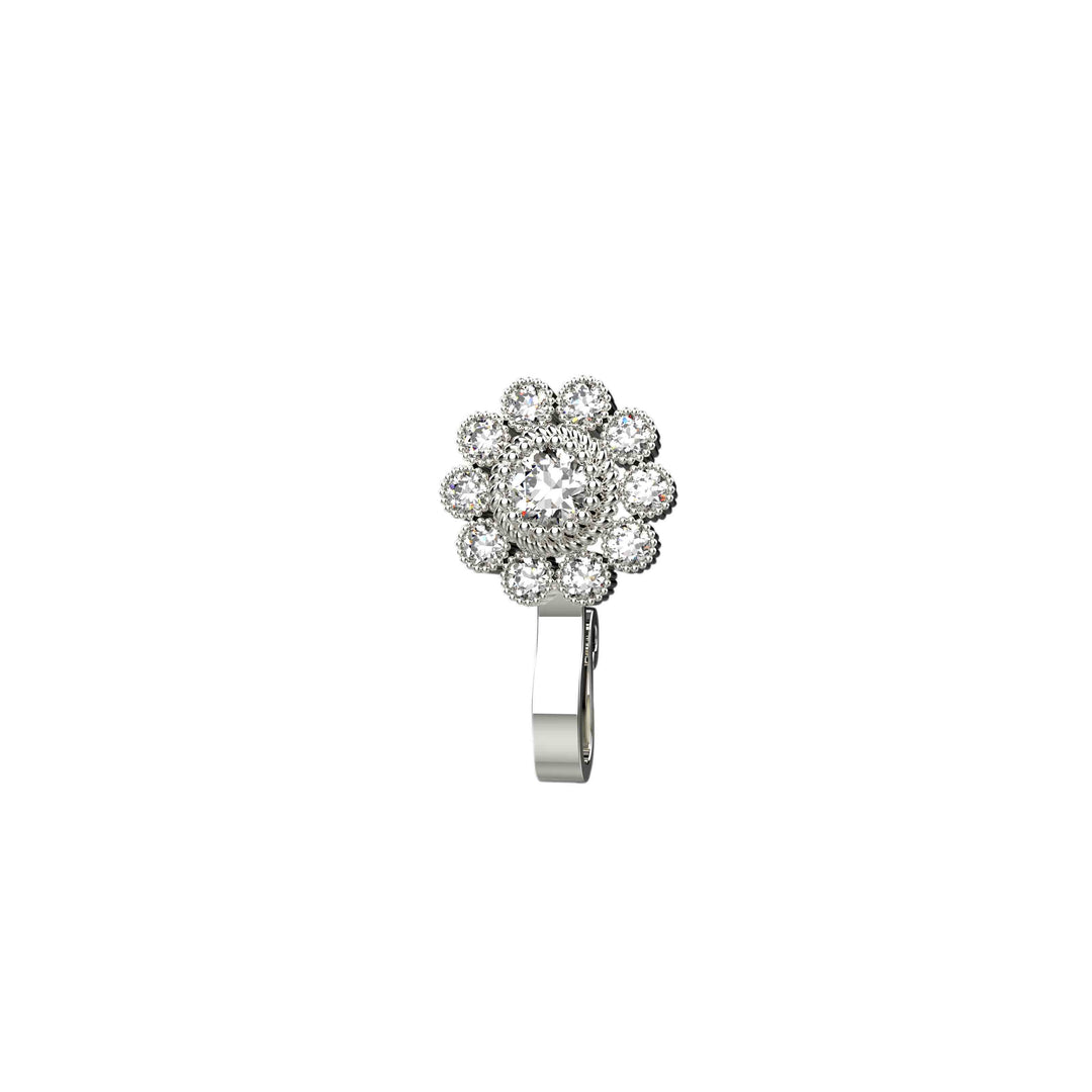 clip on nose ring no piercing - stylish nose cuff jewelry