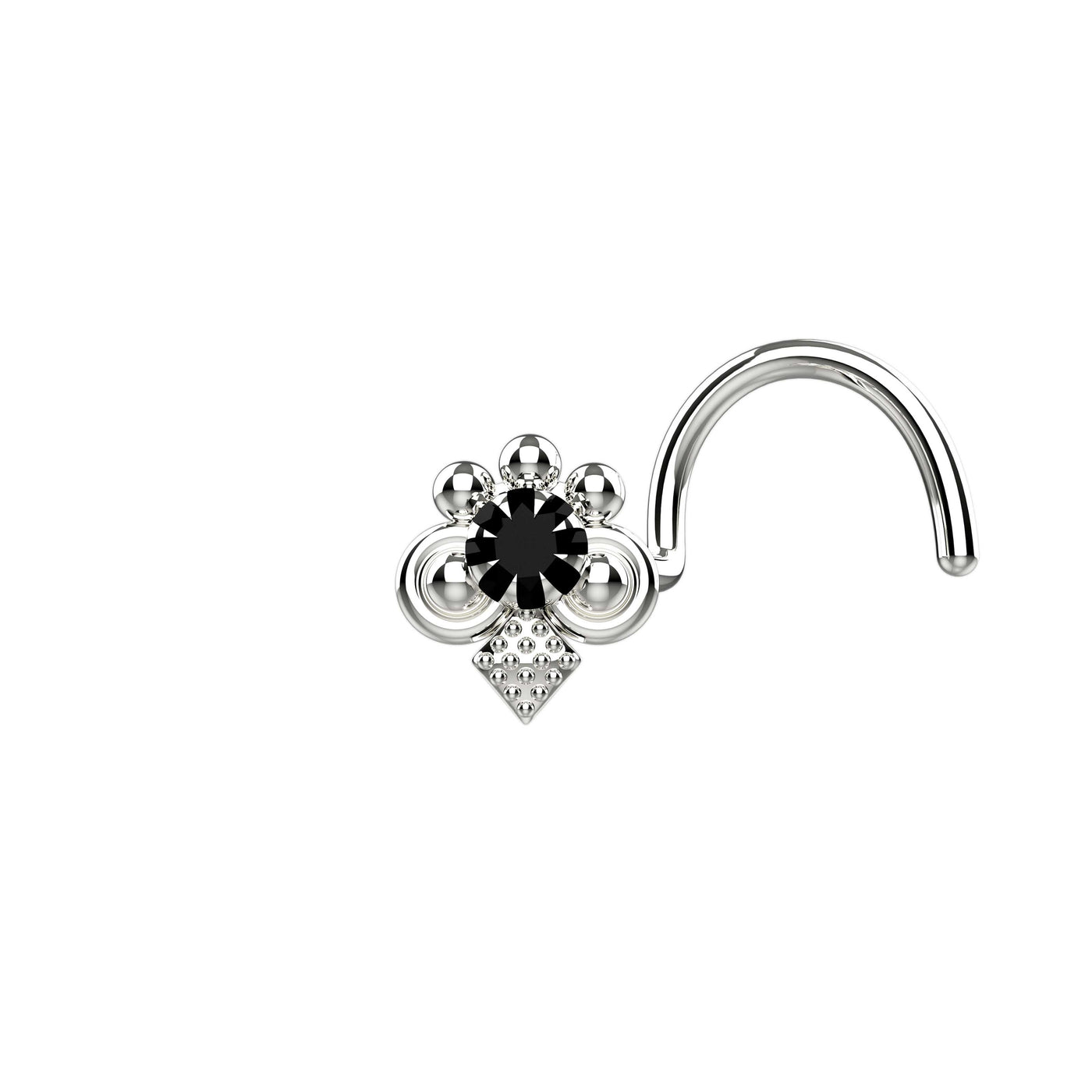 silver nose piercing accessories