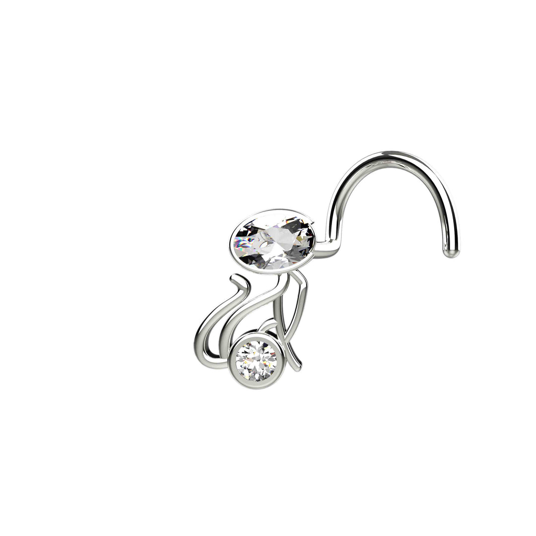 sterling silver nose ring