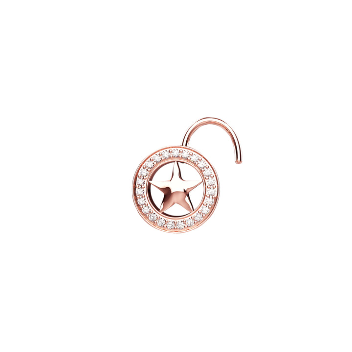 rose gold nose ring