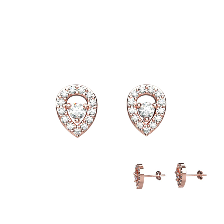 Lightweight handmade earrings – drop design