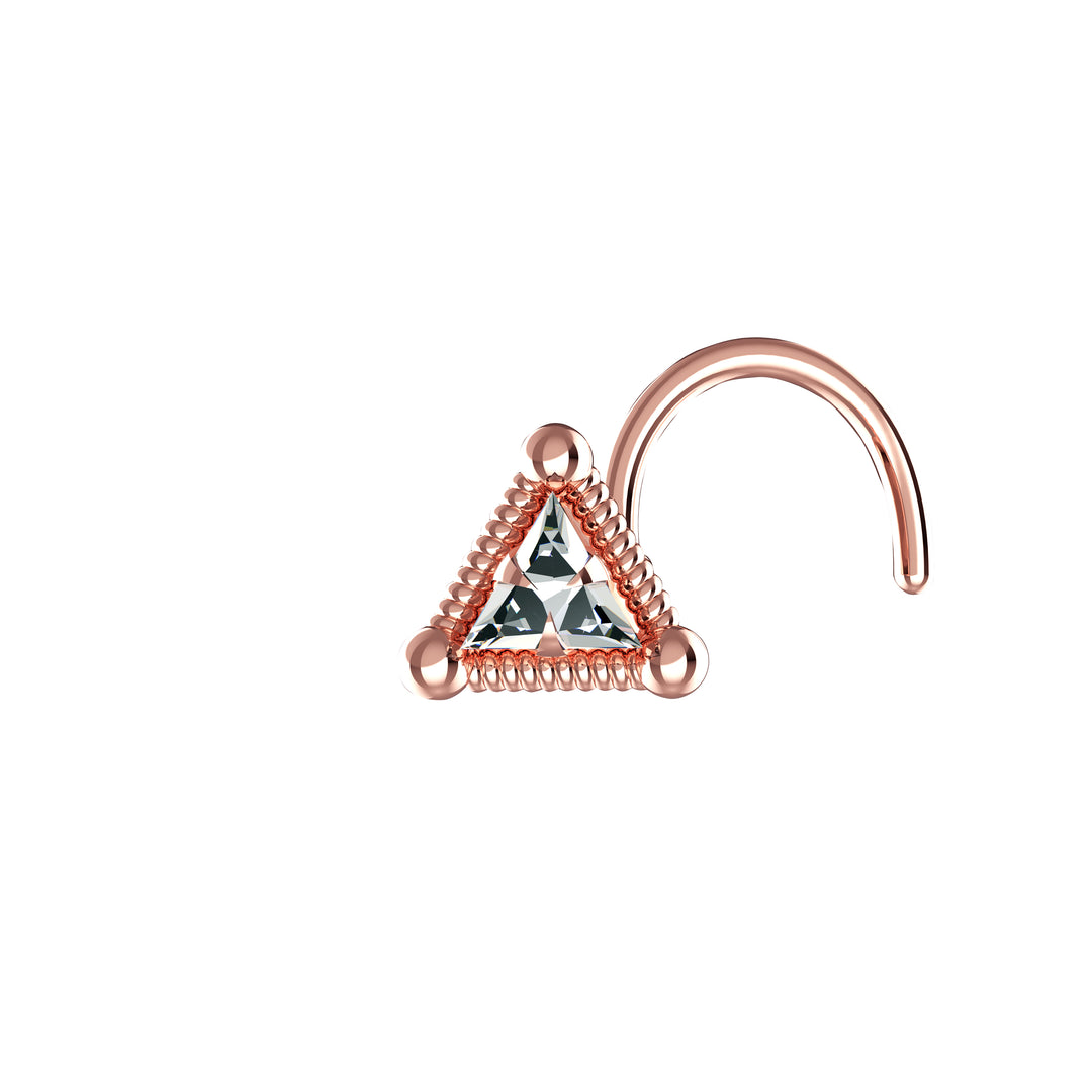 rose gold nose ring