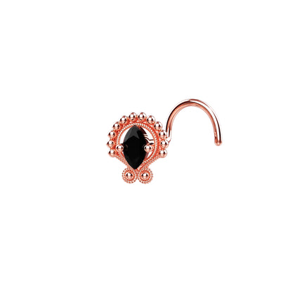 Delicate nose jewelry rose gold 