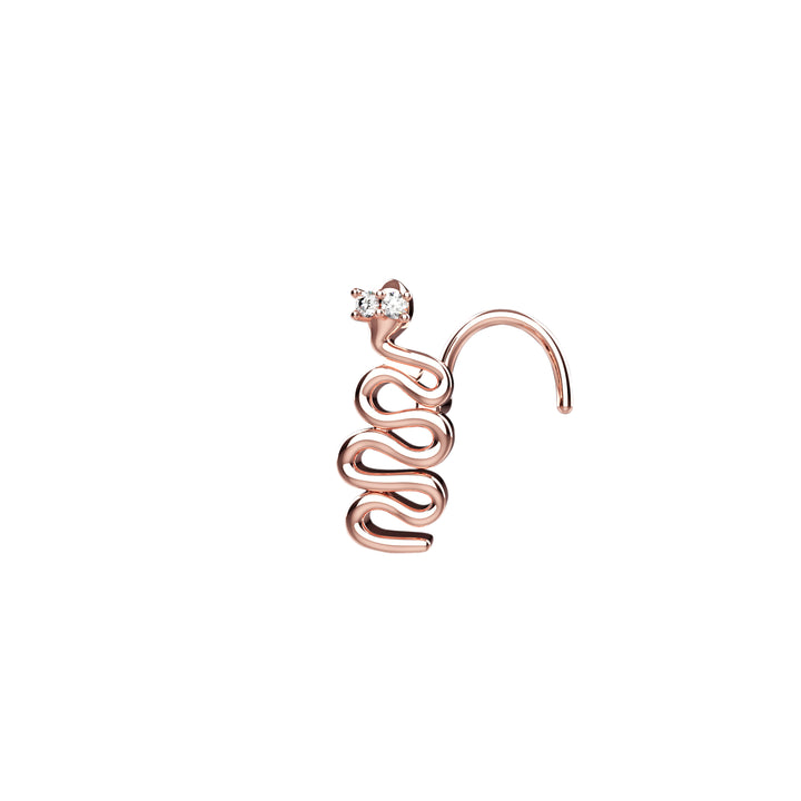 rose gold nose ring