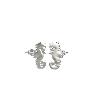 Unique With Seahorse Earring Studs