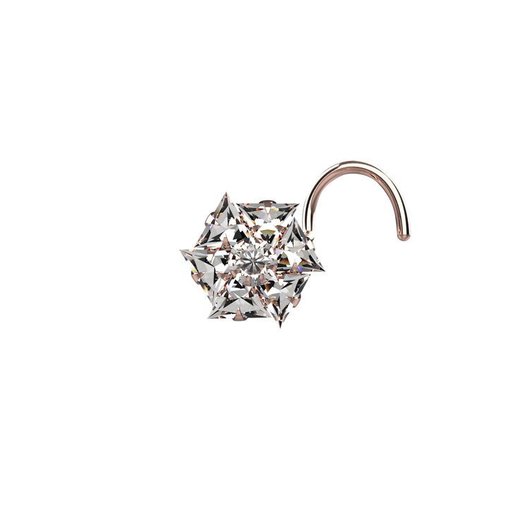 nose piercing stud diamond