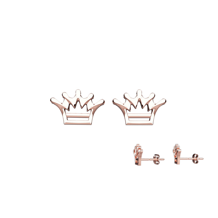 Royal Queen King Crown Earrings