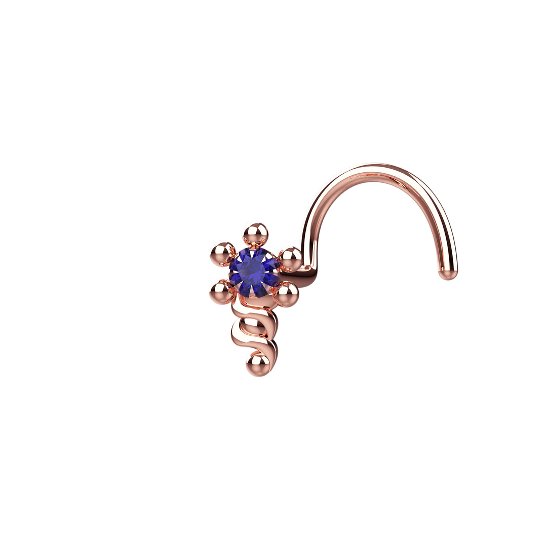 rose gold nose ring