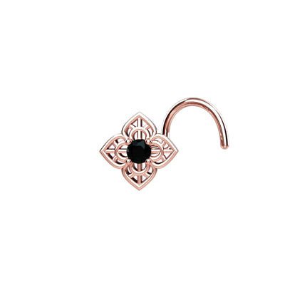 Latest nose studs ring styles rose gold 