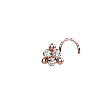 Clear Crystal Tiny Nose Stud