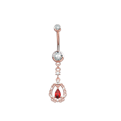 Drop Dangle Styled Belly Bar