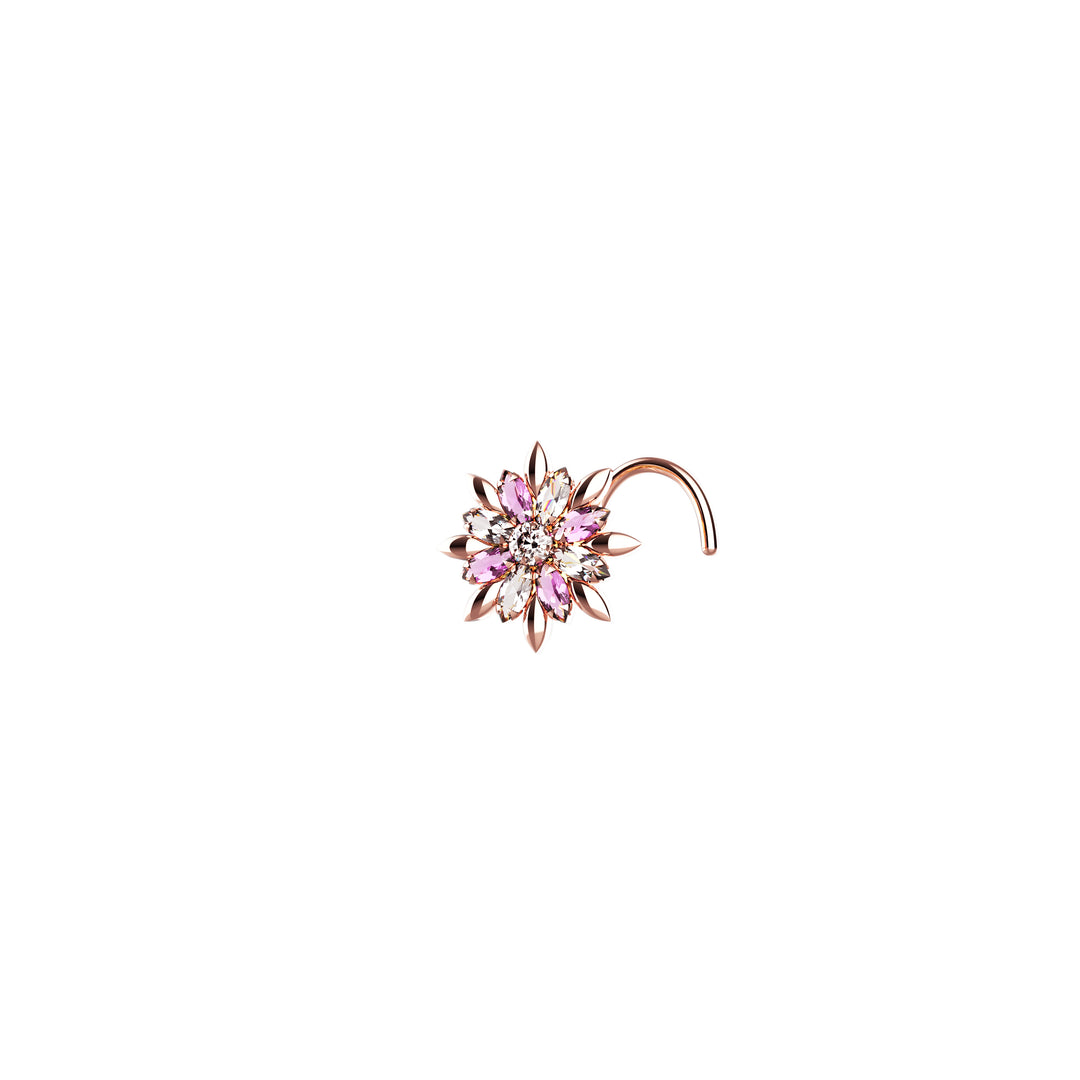 diamond nose piericing stud