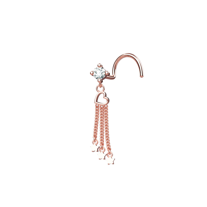 Elegant Drop Nose Piercing