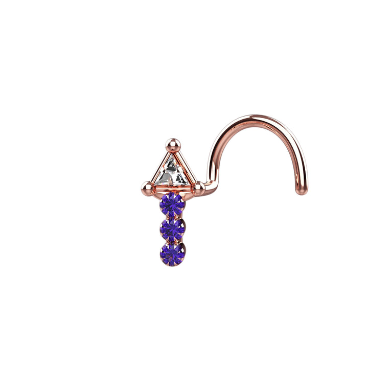 Rose gold arrow nose jewelry