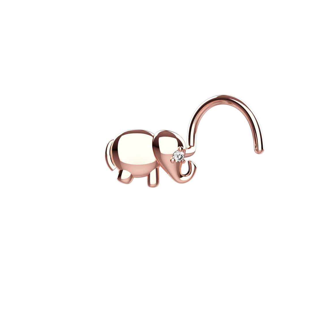 rose gold nose ring