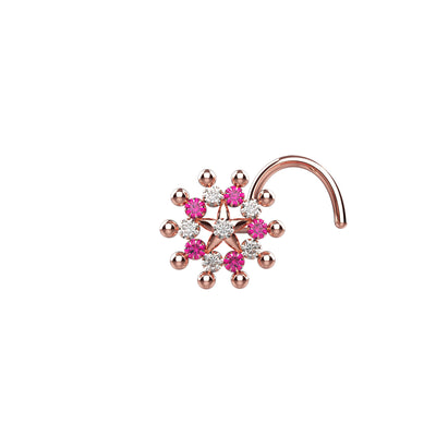 Rose gold nose jewelry for women 