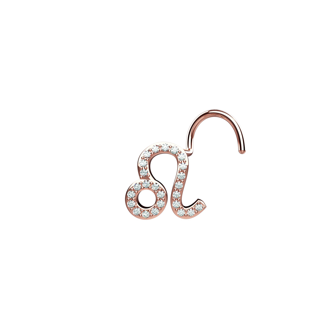 rose gold nose ring