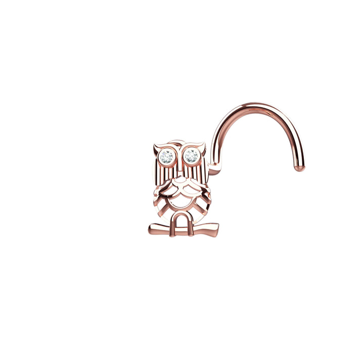 Nose piercing accessories rose gold 