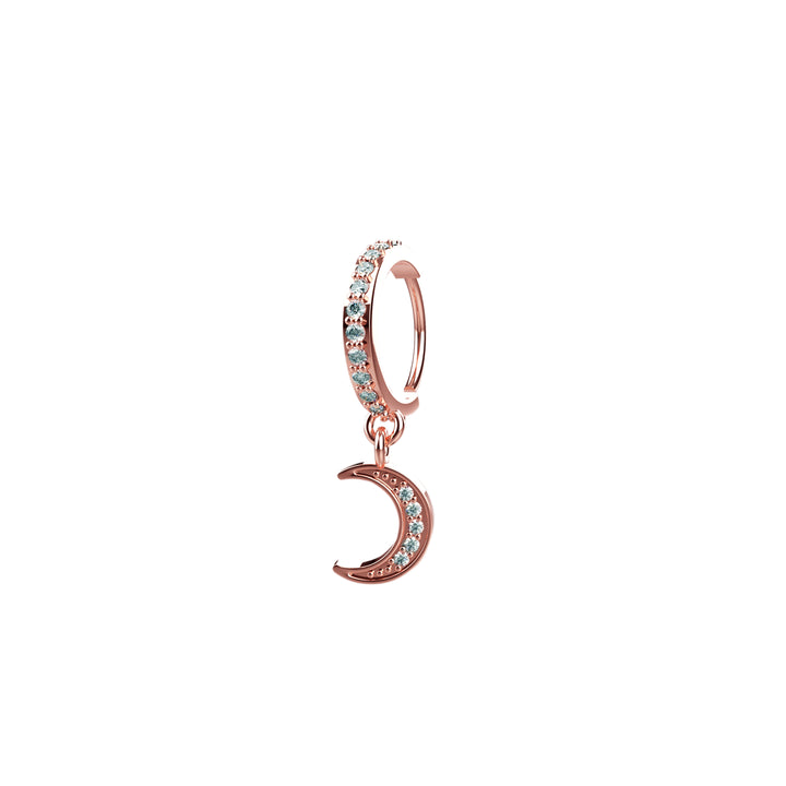 rose gold nose hoop ring