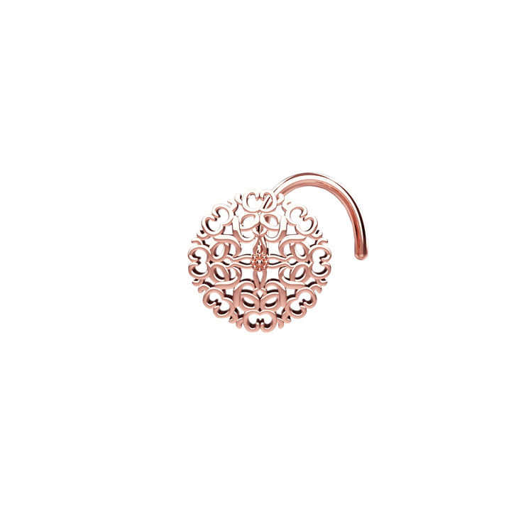 Handcrafted filigree nose studs