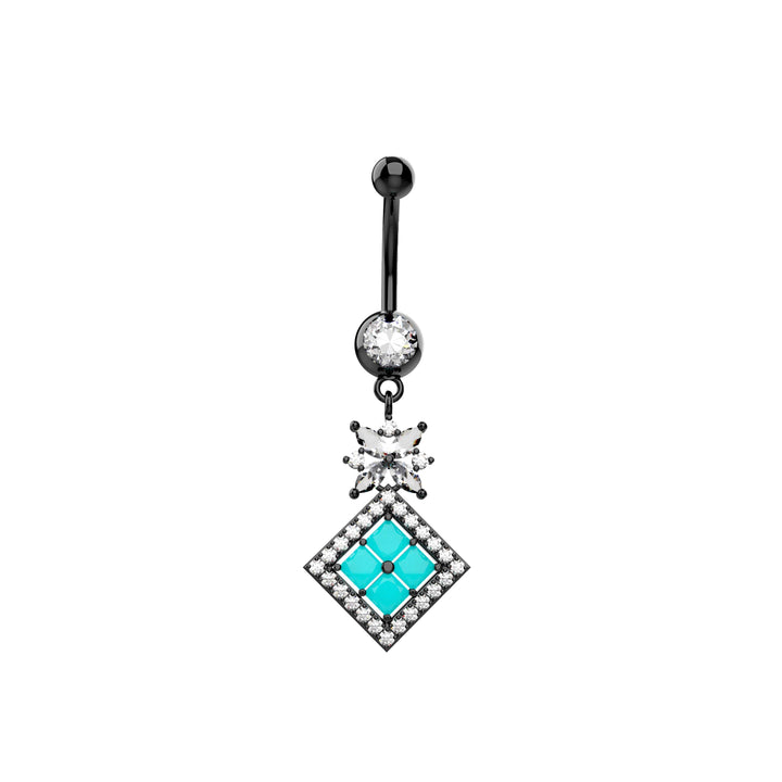 14G Dangling Belly Button Ring Jewelry