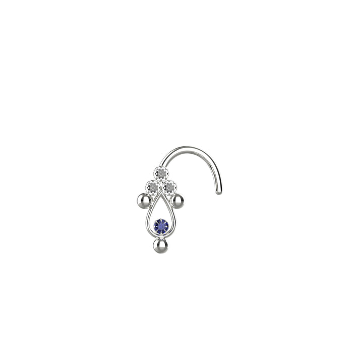 sterling silver nose piercing