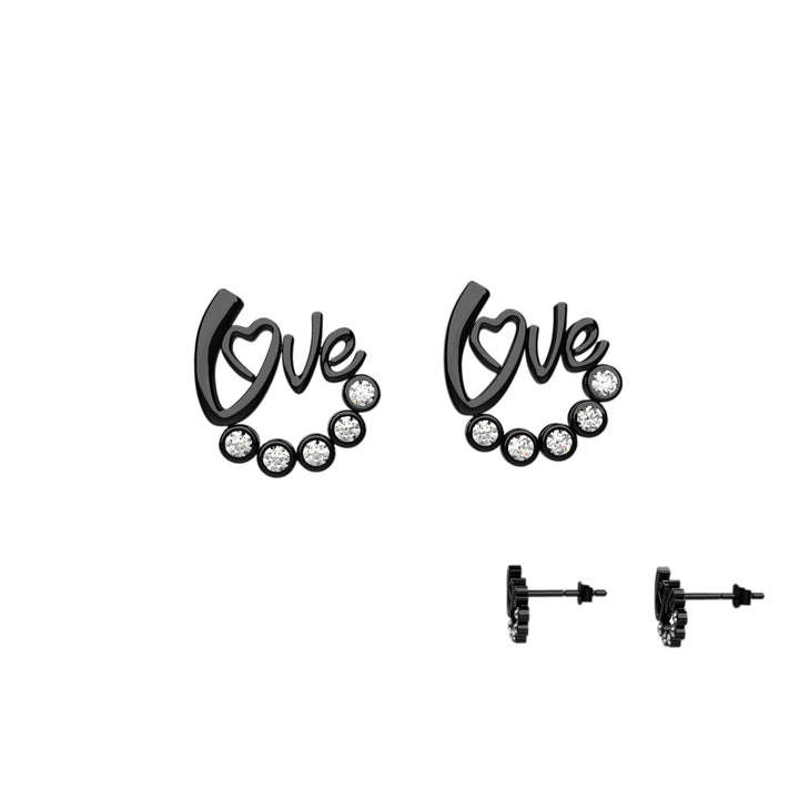 Gift for women – delicate diamond gold earrings
