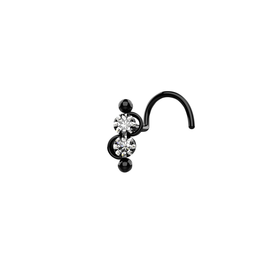 diamond nose piericing stud