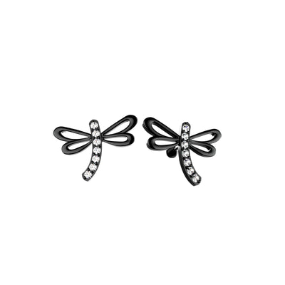 Dragonfly Stud Ear Piercing
