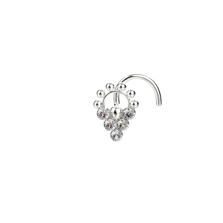 sterling silver nose ring