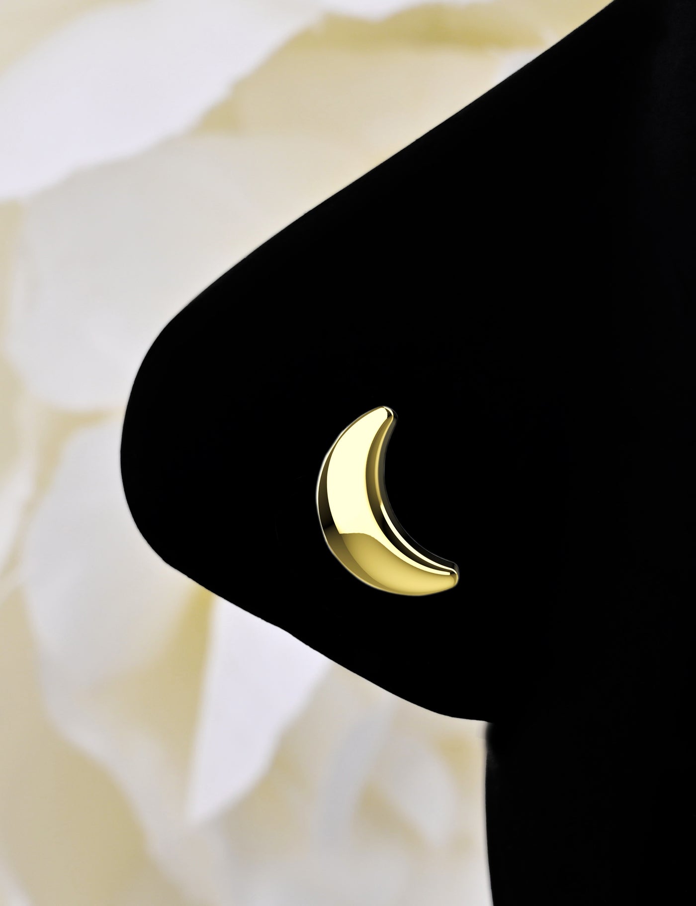 925 Sterling Silver Metal Crescent Moon Tiny Nose Piercing