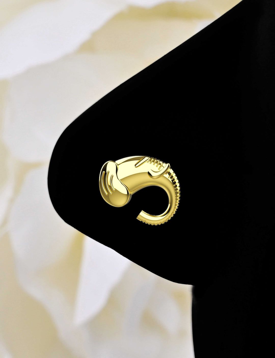 Modern elephant nose jewelry gold 