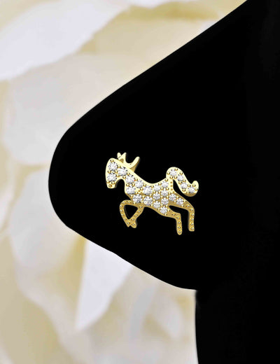 Horse Clear Nose Stud
