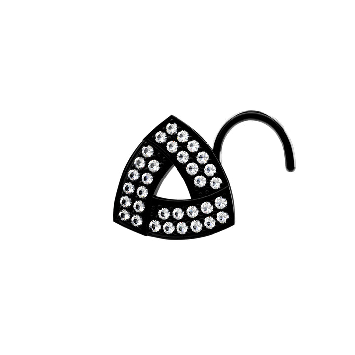 Big Triangle Shaped Nose Stud