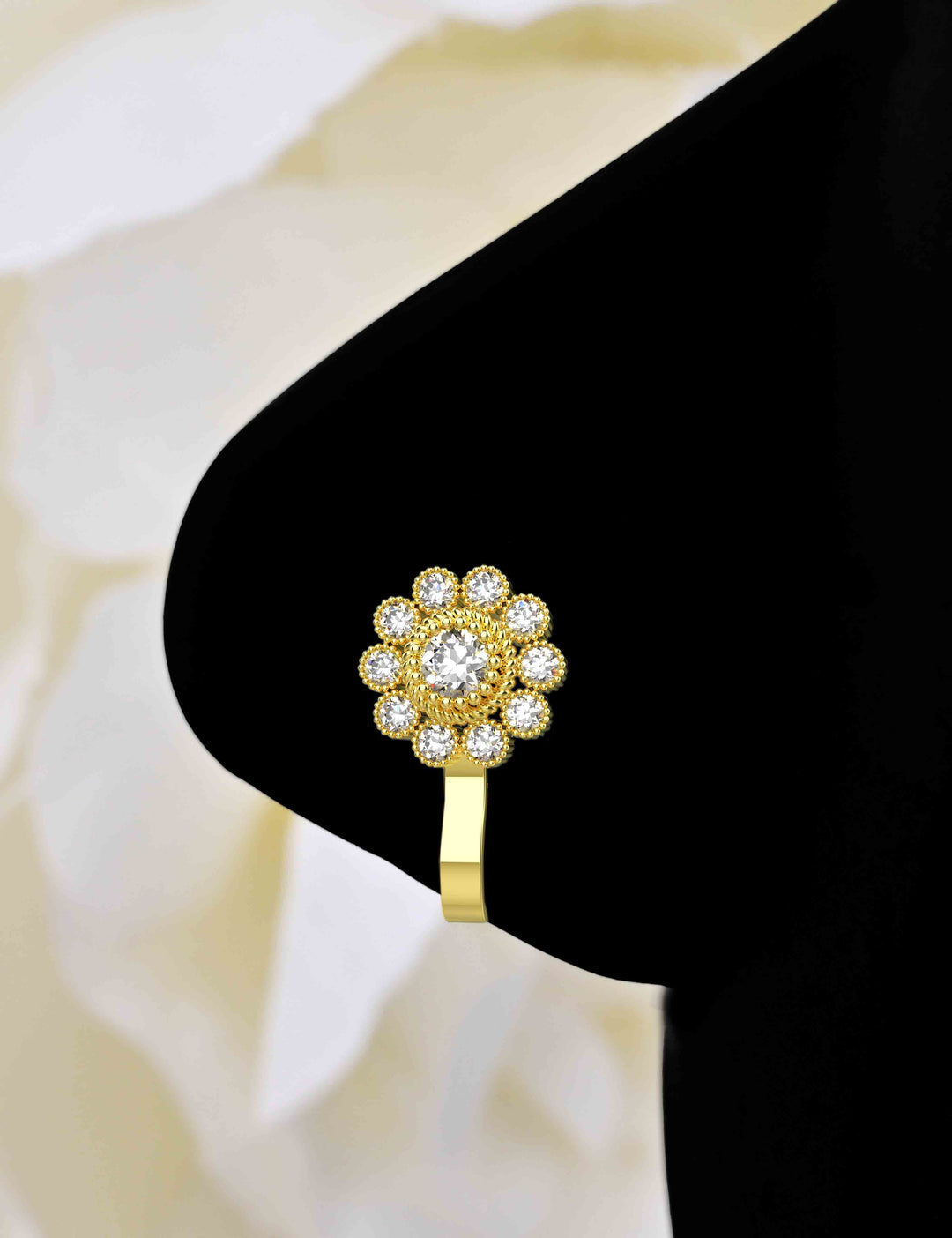 Nose Cuff for Women | Unique Clip On Fake Nose Ring Gold