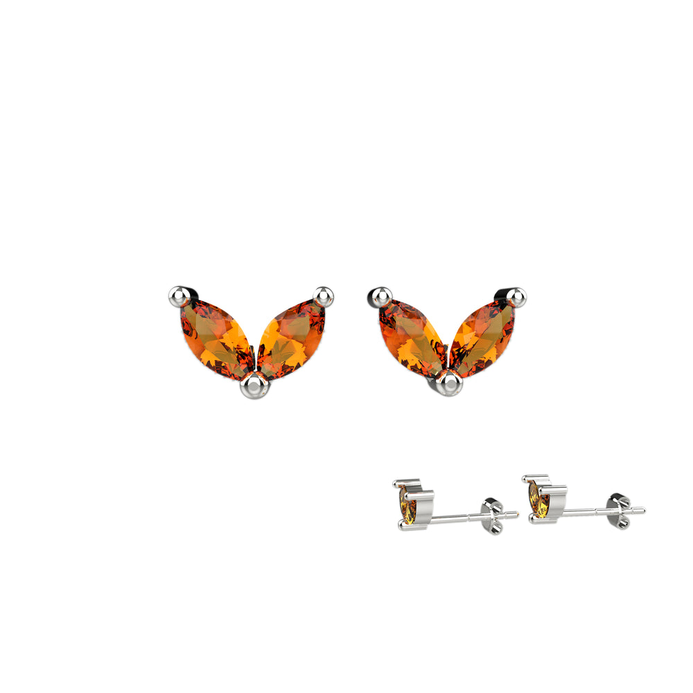 Gold earrings – dainty handmade jewelry gift