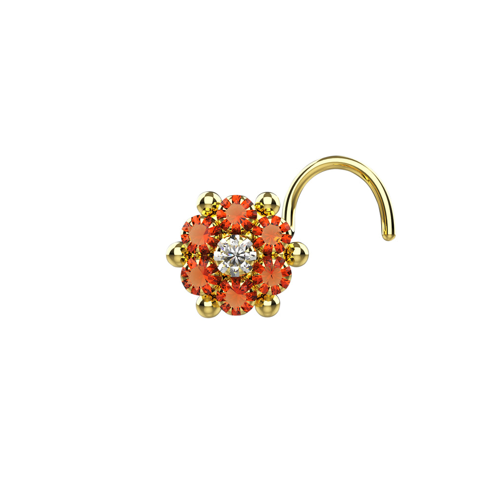 14K gold nose stud – elegant and timeless jewelry