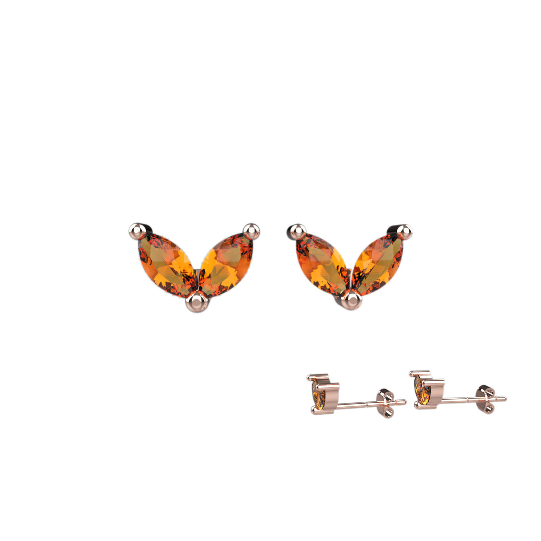 Cute everyday gold studs – handmade with love