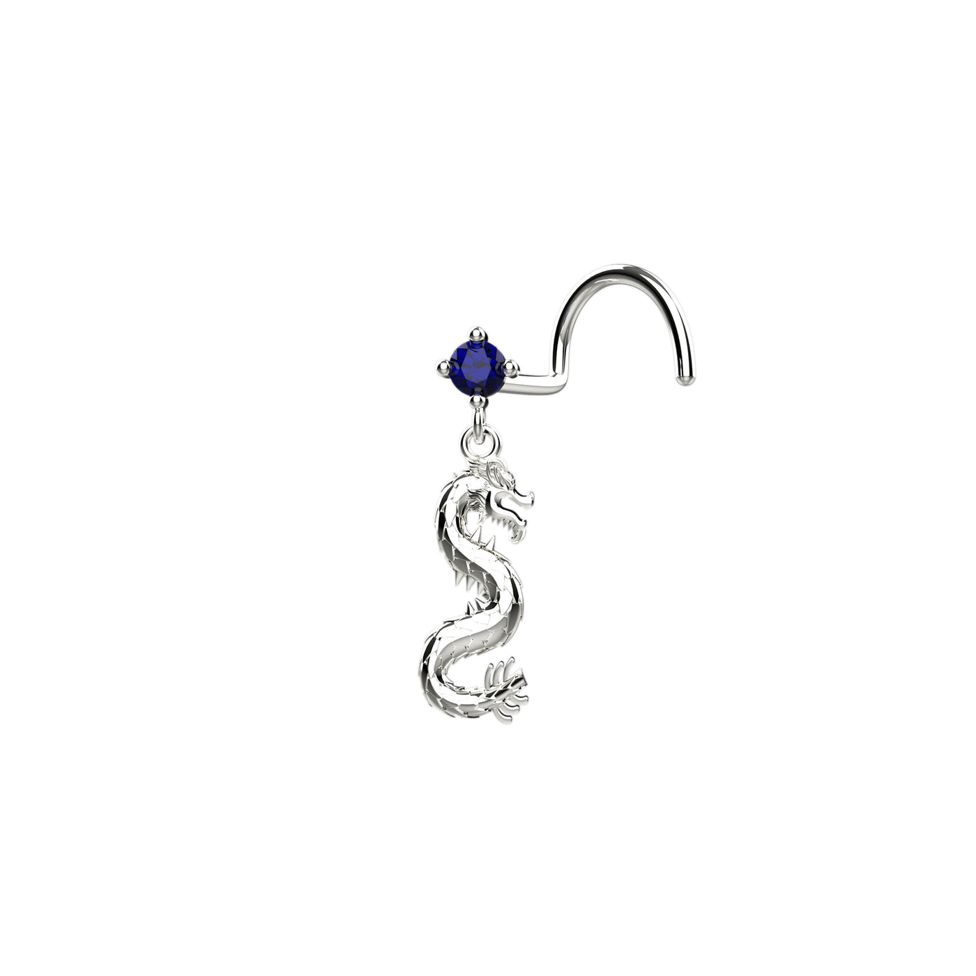 Indian Nose Ring Silver