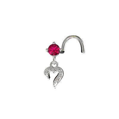 silver nose rings for womens