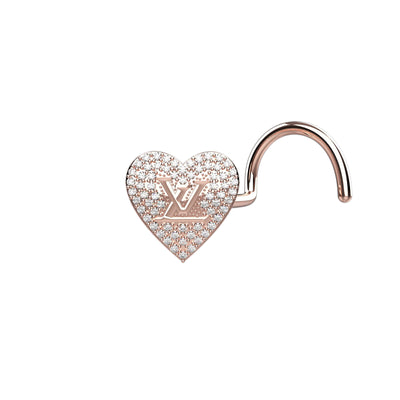 Classic nose rings rose gold 