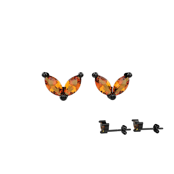 Minimalist gold earrings – handcrafted stud design