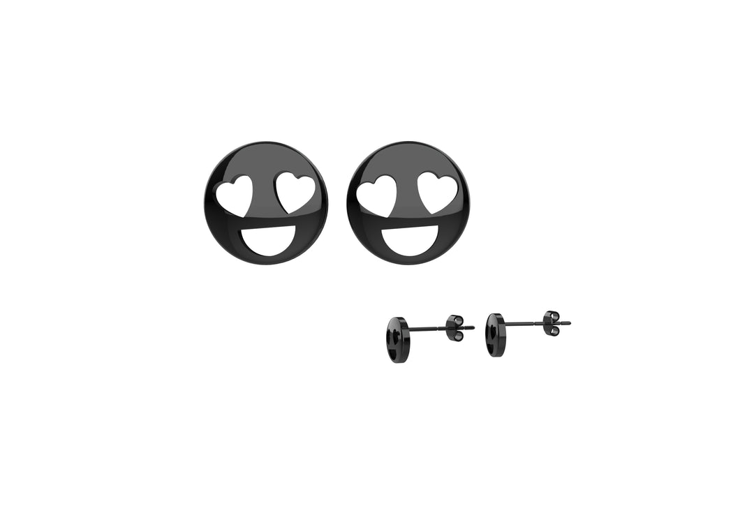 Emoji Stud Gold Earrings – Cute Dainty Earrings