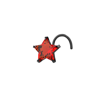4MM Star Prong Nose Stud