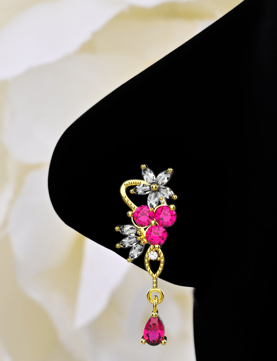 Dangle nose ring jewelry