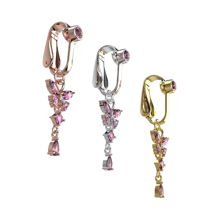 Fake belly button ring – clip-on body jewelry for women
