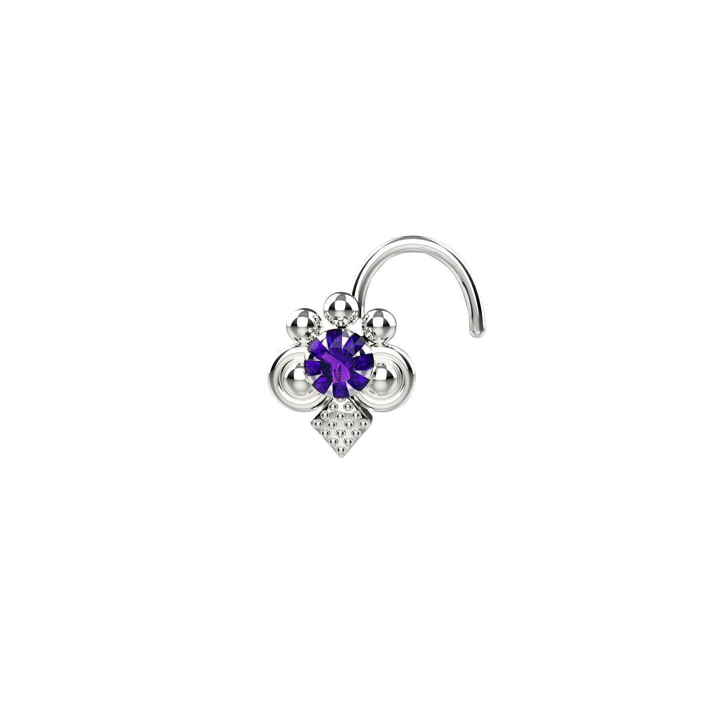 silver nose rings for women