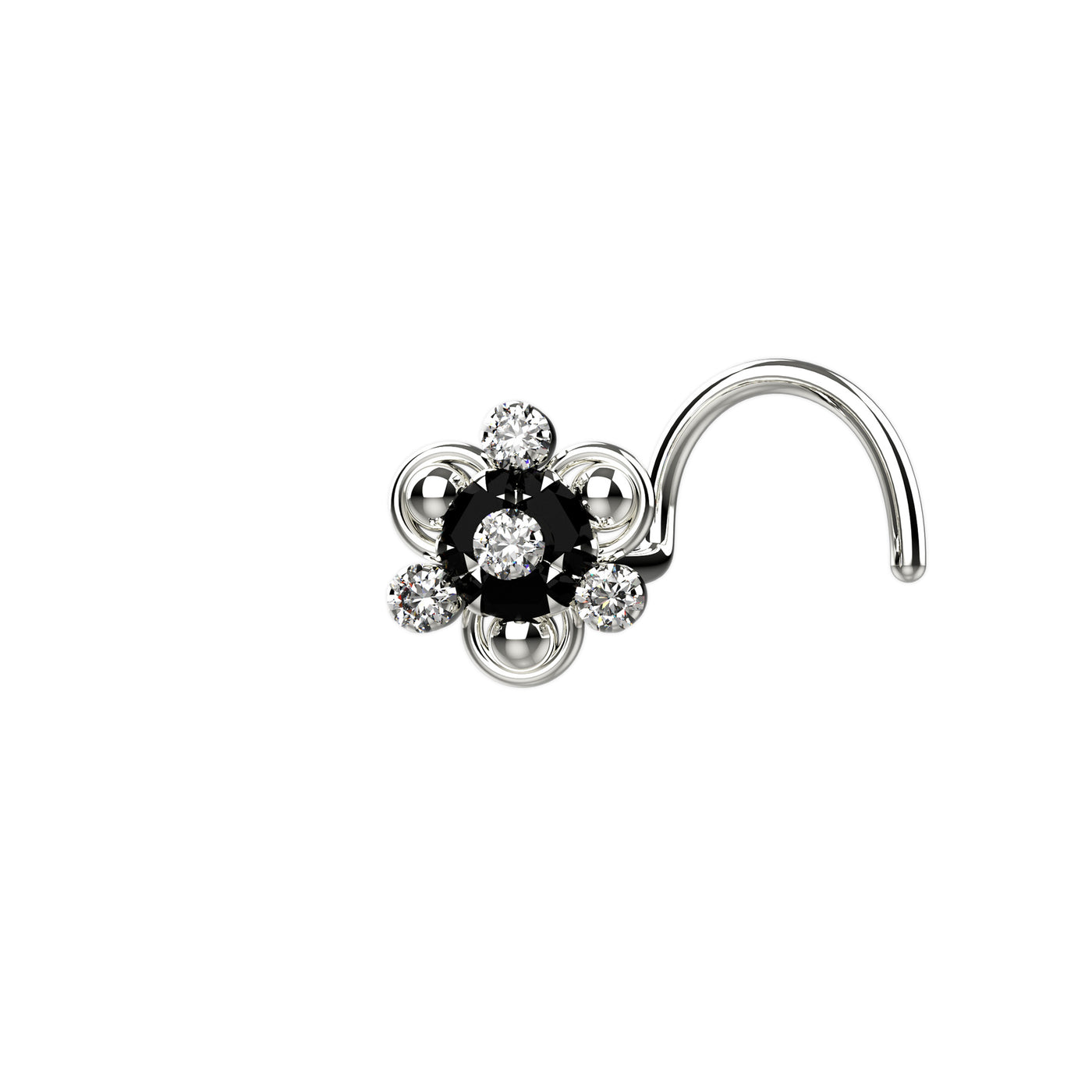 classic nose hoops ring silver