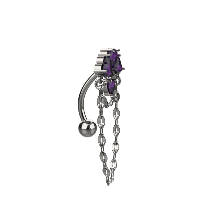 Chain belly ring – stylish floating navel jewelry