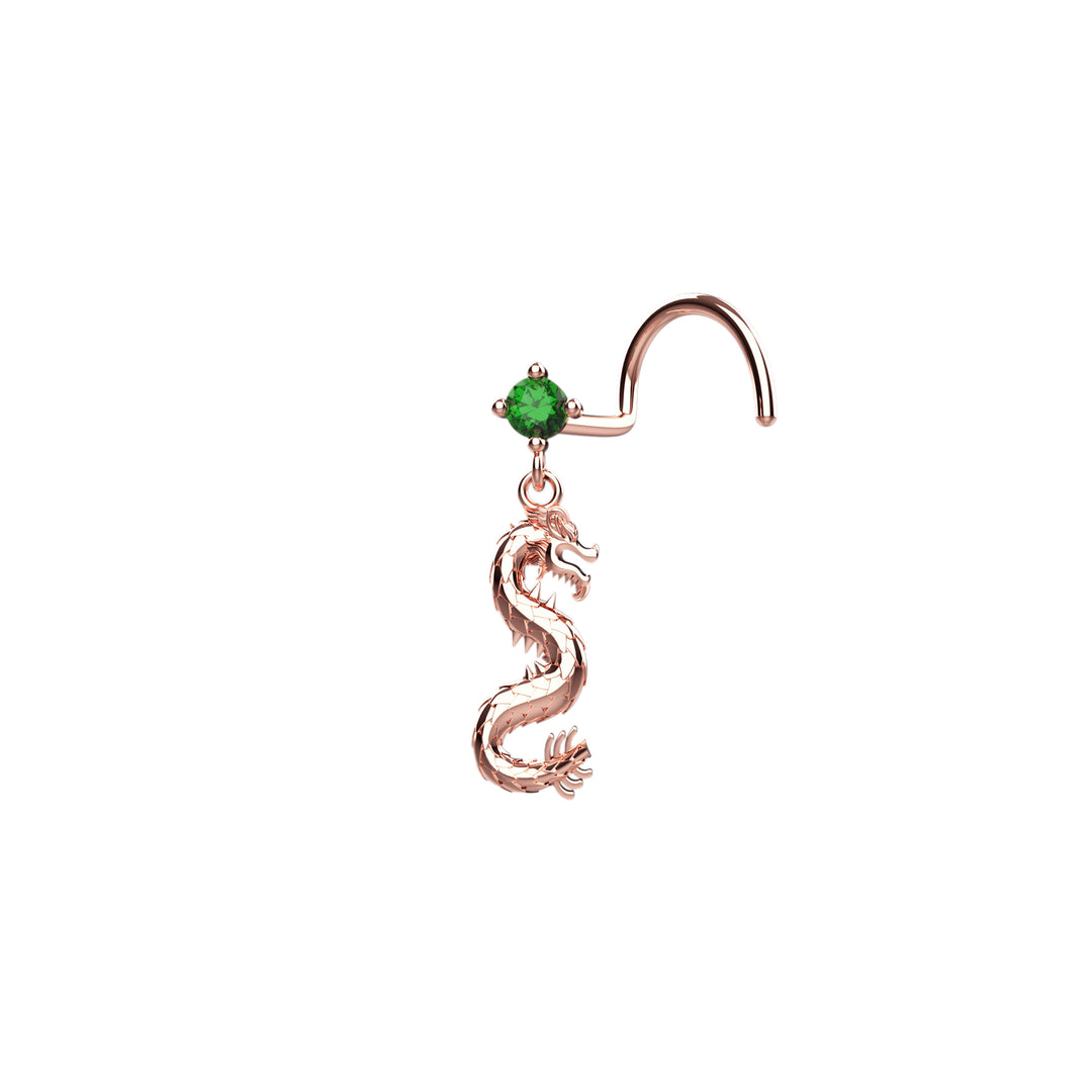20 gauge dragon nose ring jewelry
